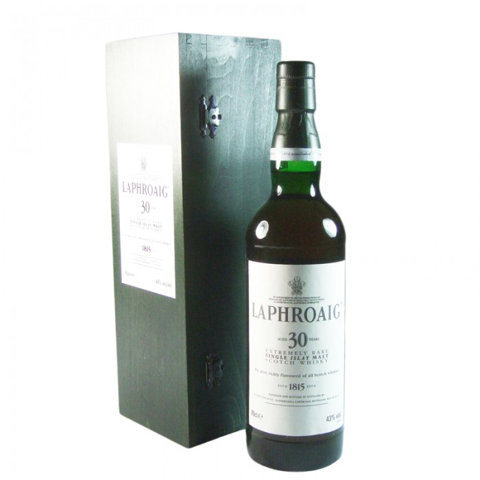 Laphroaig 30 Year Old, 70CL Bottling with Presentation Box