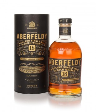 Aberfeldy 18 Year Old - Napa Valley Cabernet Sauvignon Wine Casks