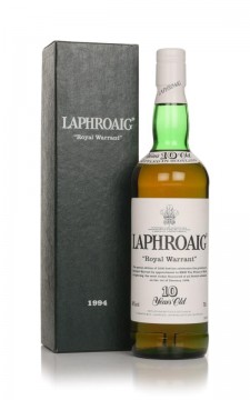 Laphroaig 10 Year Old - Royal Warrant 1994
