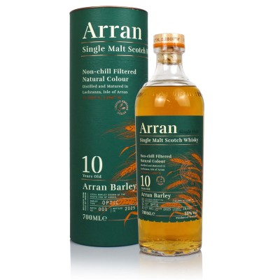 Arran Barley 10 Year Old Batch 1, 2025 Release
