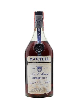 Martell Cordon Bleu Cognac / Cork Stopper / Bottled 1972