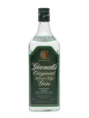 Greenall's Original Gin / Bottled 1980s