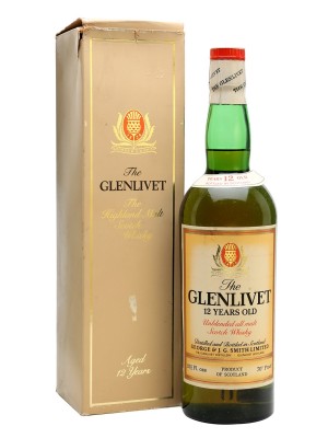 Glenlivet 12 Year Old / Bottled 1970s