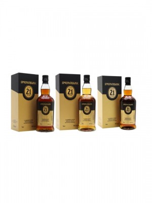 Springbank 21 Year Old Set / 3 Bottles