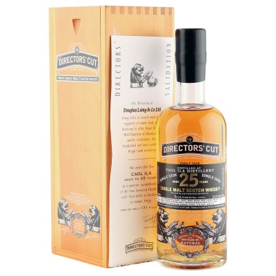 Caol Ila 25 Year Old, Douglas Laing's Directors' Cut, Harrods 2014 Bottling with Box