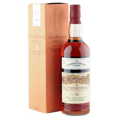 Glendronach 12 Year Old, Matured in Sherry Casks, Eighties Bottling with Box