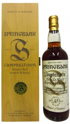 Springbank Millennium Malt 30 Year Old