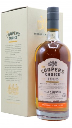 Allt-a-Bhainne Cooper's Choice - Single Sauternes Cask #703 1993 25 Year Old