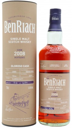 Benriach Single Cask #3085 2008 10 Year Old