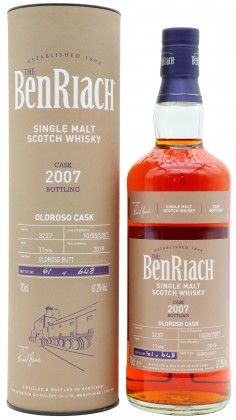 Benriach Single Cask #3237 2007 11 Year Old