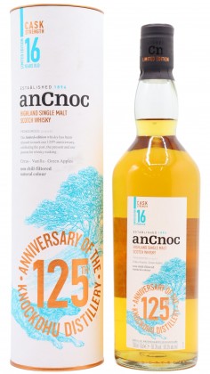 anCnoc 125th Anniversary Cask Strength Highland Single Ma 16 year old