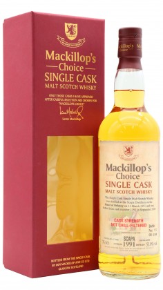 Scapa Mackillop's Choice Single Cask #1191 1991 23 Year Old
