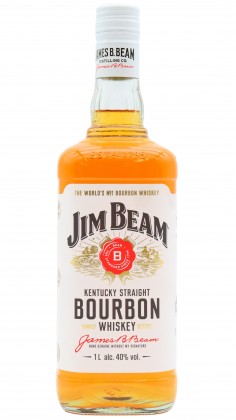 Jim Beam White Label Kentucky Straight Bourbon 4 Year Old