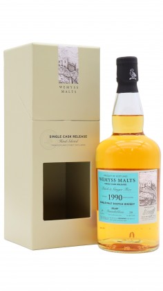 Bunnahabhain Wemyss Malts - Peach & Ginger Fizz Single Cask 1990 28 Year Old