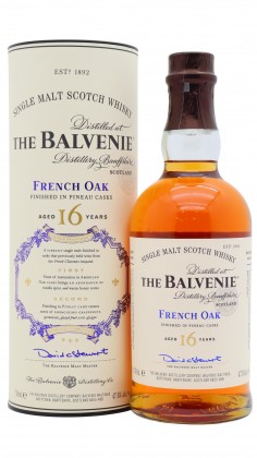 Balvenie French Oak Pineau Cask Single Malt Scotch 16 year old