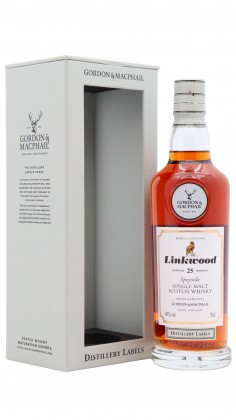 Linkwood Gordon & MacPhail Distillery Labels Single Malt Sc 25 year old