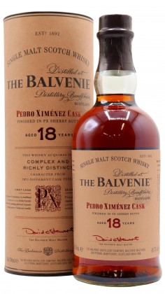 Balvenie Pedro Ximenez Cask Matured Single Malt Scotch 18 year old