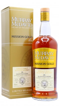 Glentauchers Murray McDavid Mission Gold Series Oloroso Sherry 1996 26 Year Old