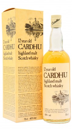 Cardhu Highland Single Malt 12 year old