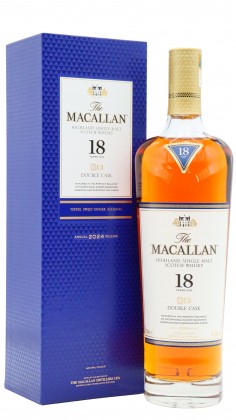 Macallan 2024 Release Double Cask Scot 18 Year Old