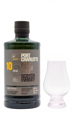 Port Charlotte Heavily Peated Islay Single Malt Scotch 10 year old