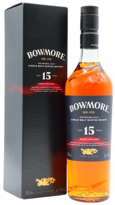 Bowmore Sherry Oak Collection Islay Single Malt Scotch 15 year old