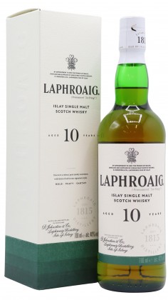 Laphroaig Islay Single Malt Scotch 10 year old