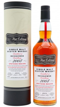 Inchgower First Editions Single Sherry Cask #21382 2008 16 Year Old