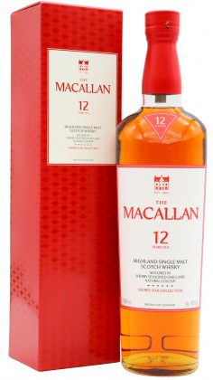 Macallan Sherry Oak Highland Single Malt Scotch 12 year old