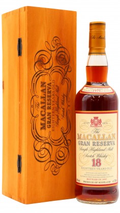 Macallan 1997 Release Gran Reserva 1979 18 Year Old