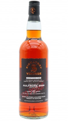 Aultmore Signatory Vintage 100 Proof Exceptional Cask Batch 2009 16 year old