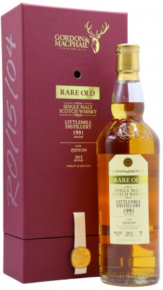Littlemill (silent) Gordon & MacPhail Rare Old Single Malt Scotch 1991 23 year old