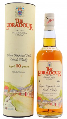 Edradour Single Highland Malt Scotch 10 Year Old