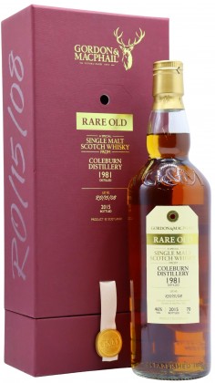 Coleburn (silent) Gordon & MacPhail Rare Old 1981 34 Year Old