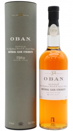 Oban Natural Cask Strength Single Malt Scotch 1969 32 year old