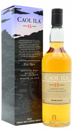 Caol Ila 2018 Special Release Single Malt Scotch 15 year old