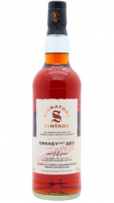 Highland Park Signatory Vintage 100 Proof Batch #71 Single Malt 2011 14 year old