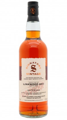 Linkwood Signatory Vintage 100 Proof Batch #72 Single Malt 2011 14 year old