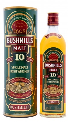Bushmills Single Malt Irish 10 year old