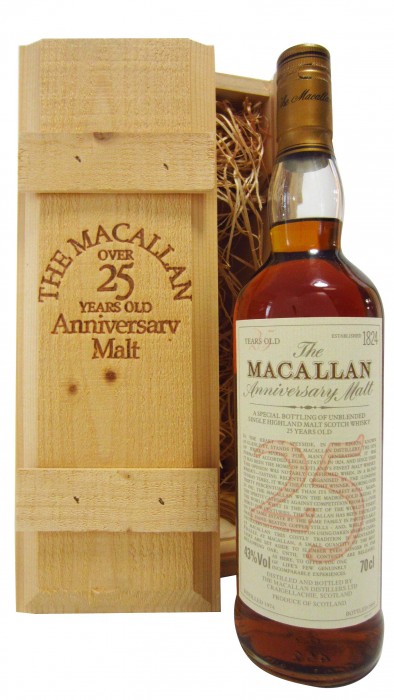 Macallan 1999 Release Anniversary Malt 1974 25 Year Old