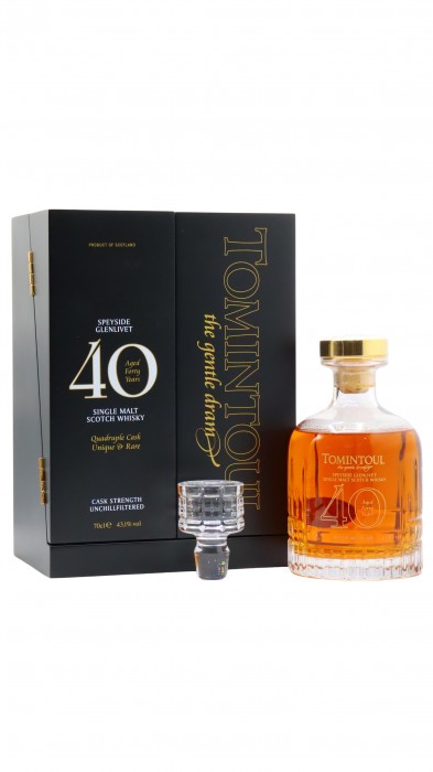 Tomintoul Quadruple Cask Speyside Single Malt Scotch 1974 40 year old