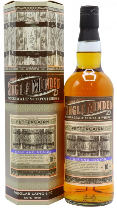 Fettercairn Douglas Laing Single Minded 2009 10 Year Old