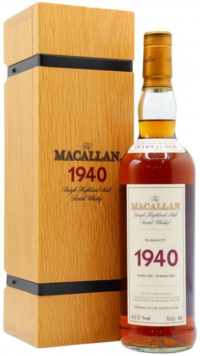Macallan Fine & Rare 1940 37 Year Old