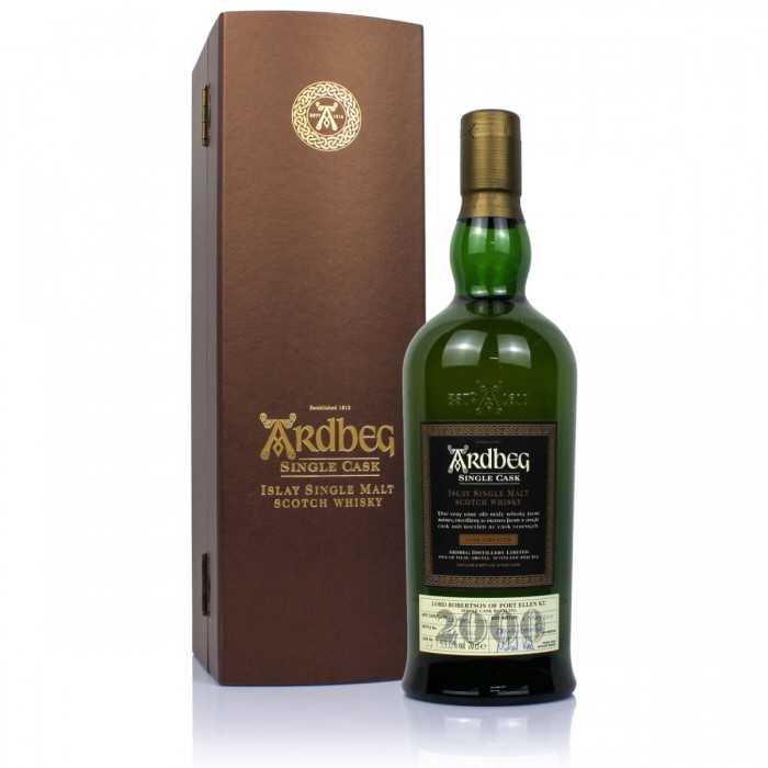 Ardbeg 2000 10 Year Old, Lord Robertson of Port Ellen Cask #1217
