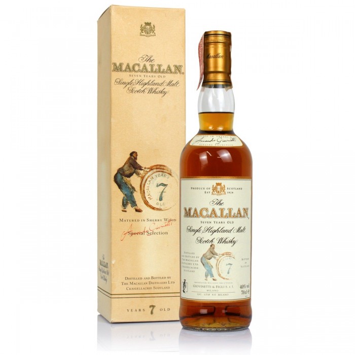 Macallan 7 Year Old Armondo Giovinetti Special Selection