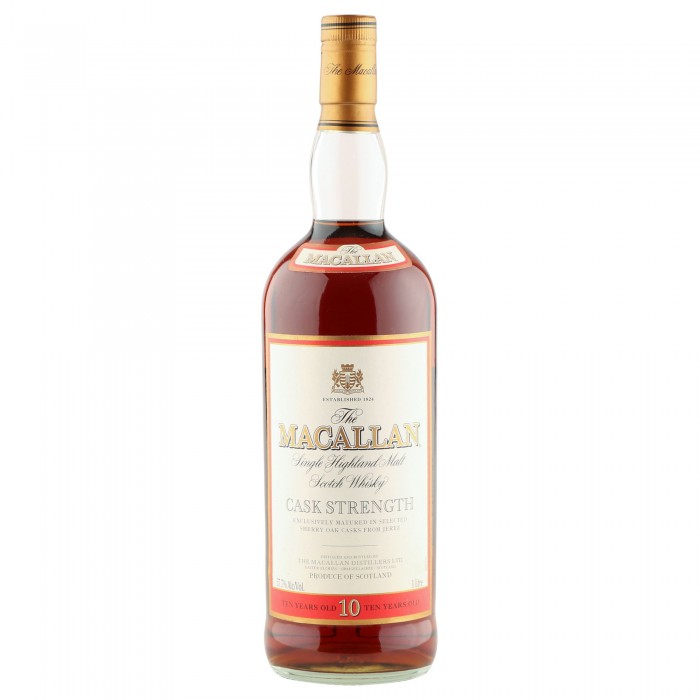 Macallan 10 Year Old, Cask Strength Litre Bottling