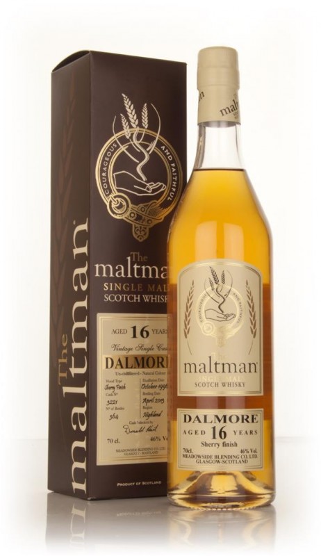 Dalmore 16 Year Old 1996 cask 3221 The Maltman