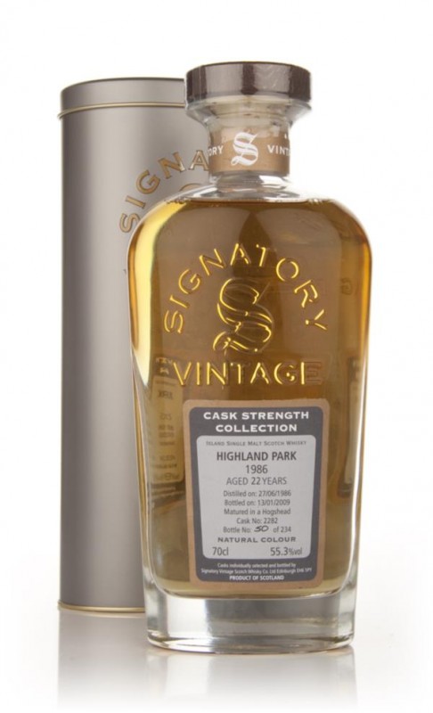 Highland Park 22 Year Old 1986 Cask Strength Collection Signatory
