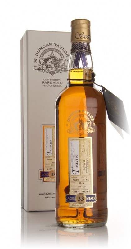 Tomatin 33 Year Old 1976 Rare Auld Duncan Taylor