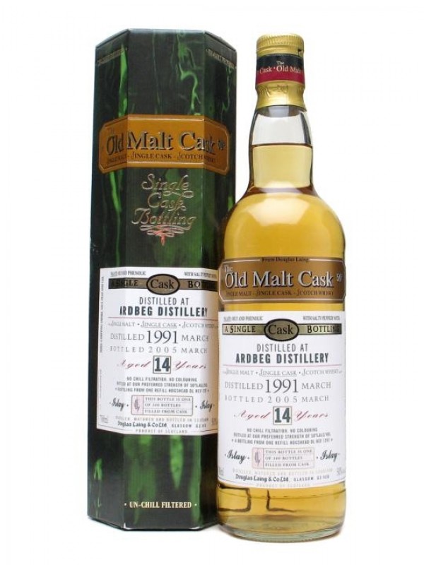 Ardbeg 1991 14 Year Old Douglas Laing Old Malt Cask Bottled 2005